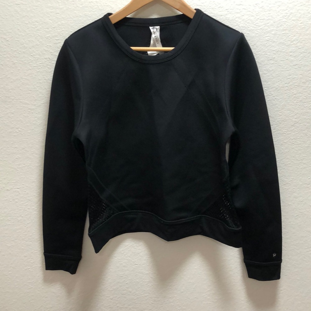 Fabletics black sweater size medium